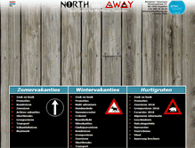 Tablet Screenshot of northandaway.be